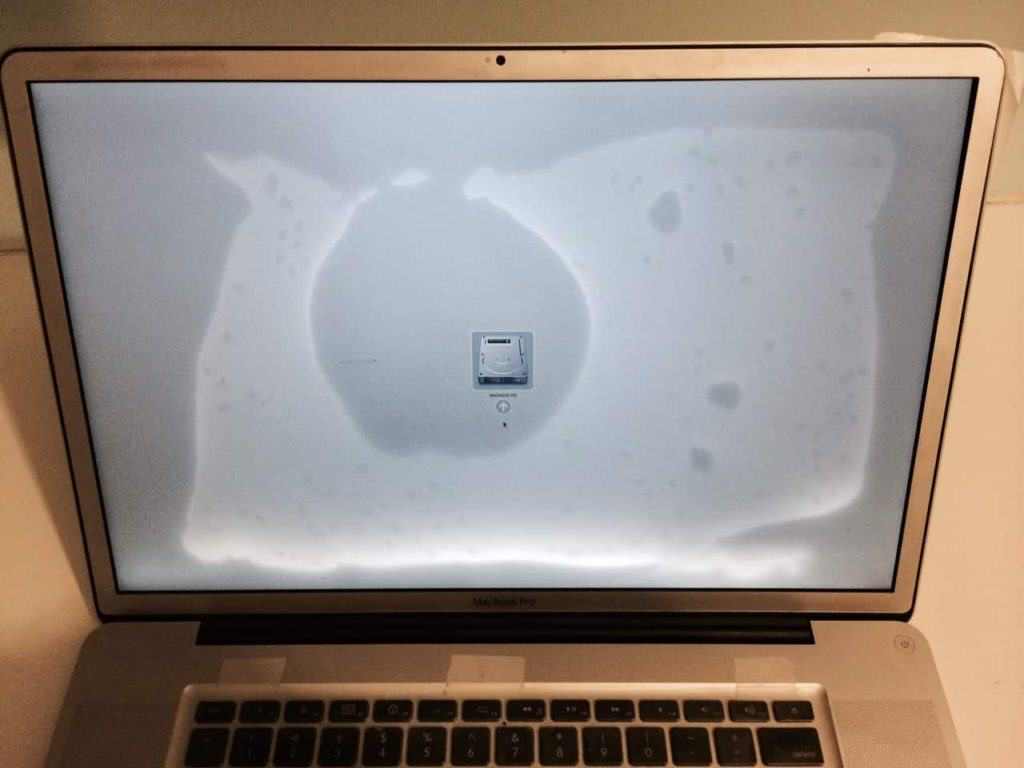 clean water marks of outside of macbook